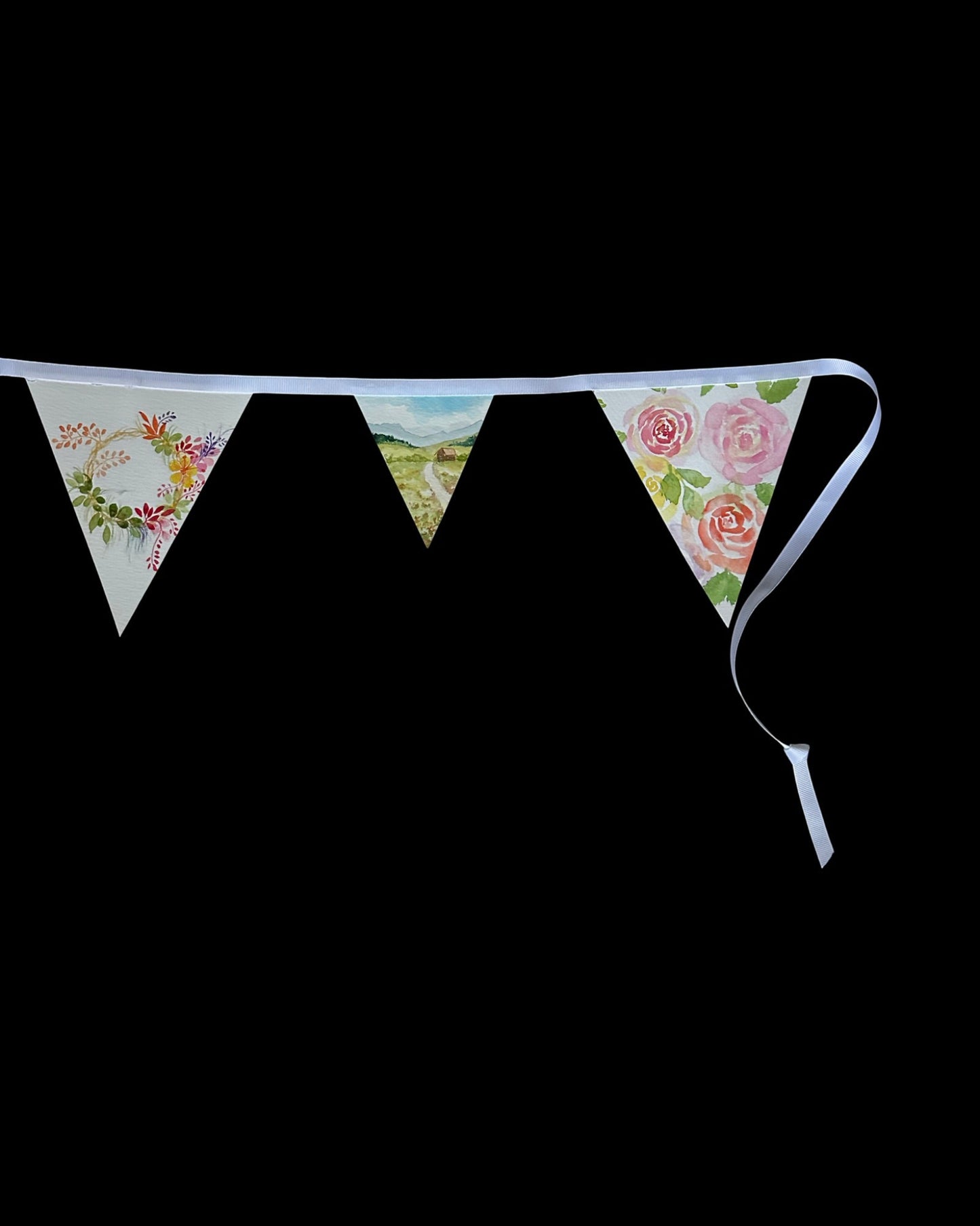 Hand-Painted Watercolor Garland