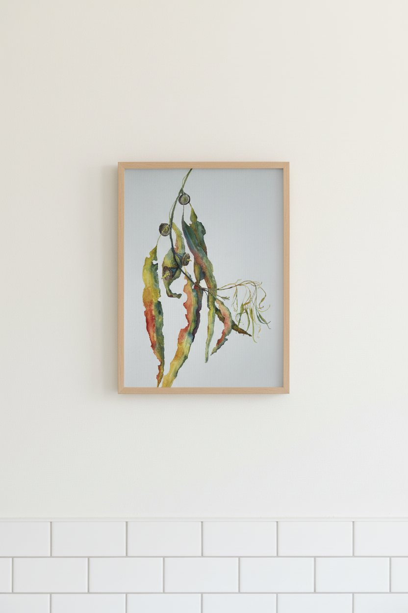 Wild Eucalyptus - original watercolor