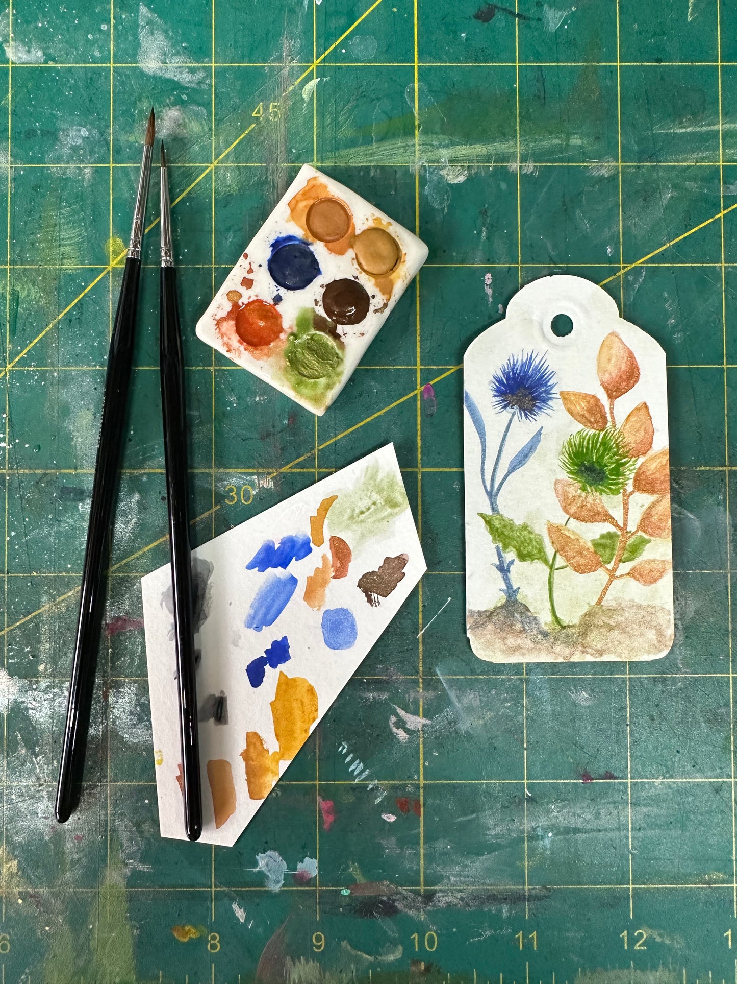 Sparkles by the Bay ceramic Travel palette